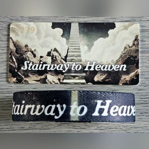 ZOX "STAIRWAY TO HEAVEN" #1299 Remembrance Memorial Collectible Med wristband - Picture 3 of 3